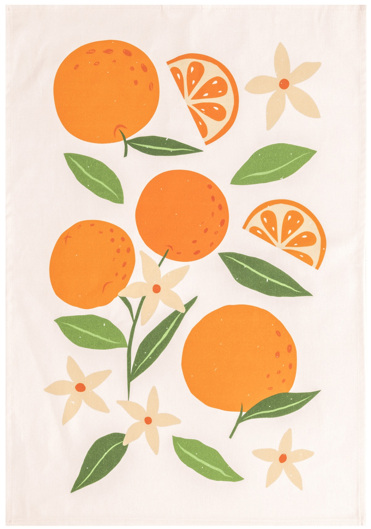 Magma Geschirrtuch Fruits 'Orange' 50 x 70 cm Orange